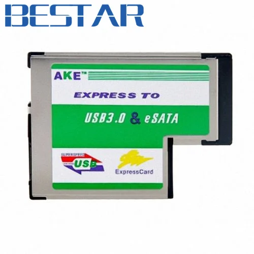 Express card, ExpressCard 54 34 34 мм/54 мм для USB 3,0 USB3.0 Super speed 5 Гбит/с и eSata жесткий диск адаптер
