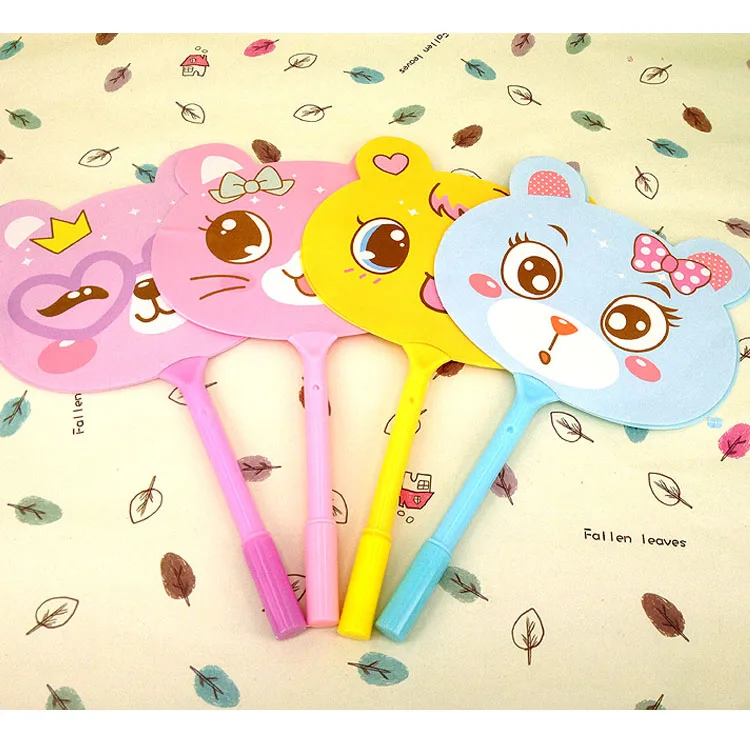 

1 Pc Cartoon Animal Fan Ball Pen Creative Stationery Wholesale Lovely Pen For School Supplies Student Prize Tools Canetas Stylo