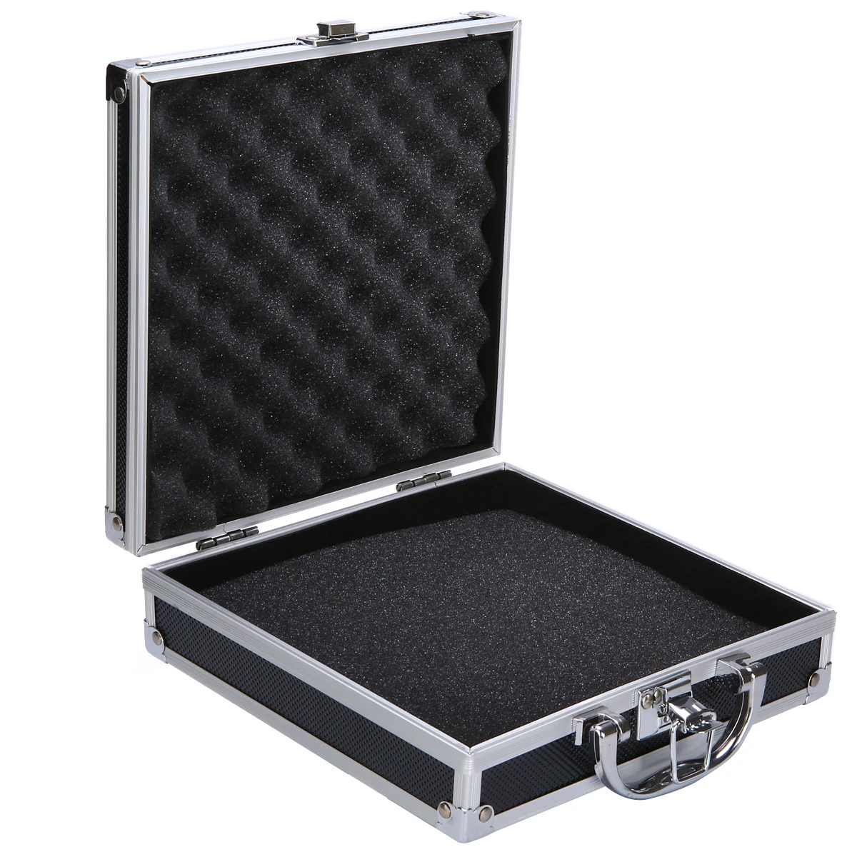 Карманный Прибор инструмент Алюминиевый сплав транспортировочный кейс для хранения Органайзер с губкой домашний чемодан для хранения