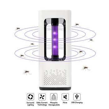 

Mute Mosquito Led Killer Lamp Anti Mosquito Fly Trap Lamp Bug Zapper USB Pest Control Electric Insect Repellent Night Light