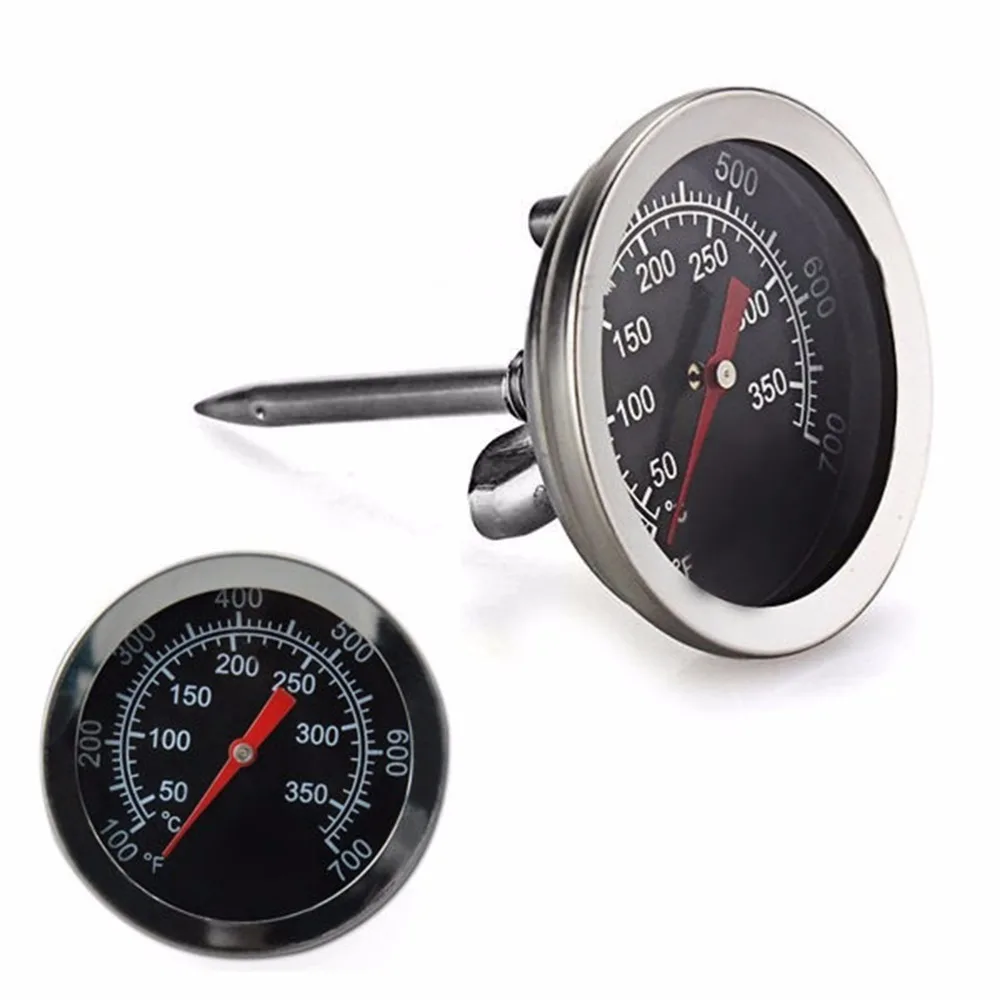 

1Pcs Stainless Steel Cooking Oven Fryer BBQ Barbecue Probe Thermometer Food Meat Gauge 350 Degree Centigrade