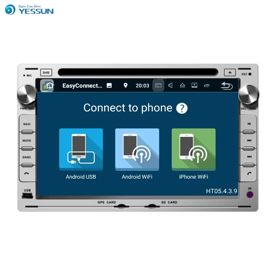 Cheap YESSUN For VW Passat B5 / Golf 4 1999~2005 Android Car Navigation GPS HD Touch Screen Stereo Player Multimedia Audio Video Radio 1
