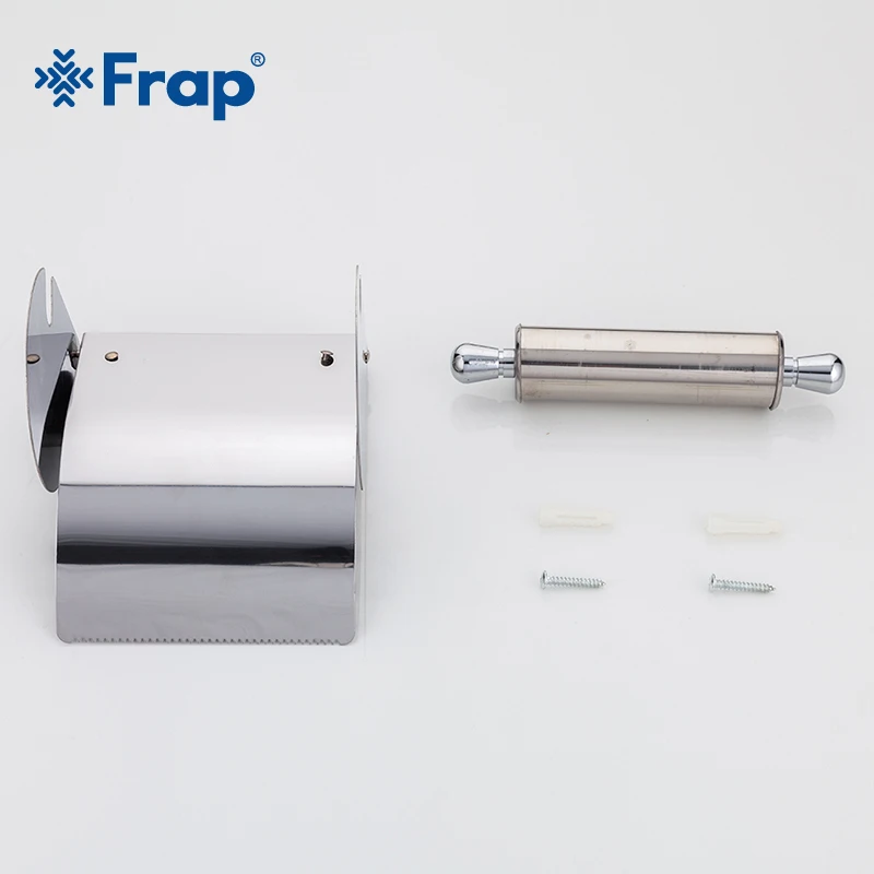 Держатель для туалетной бумаги Frap 1 комплект хромированный держатель рулонной