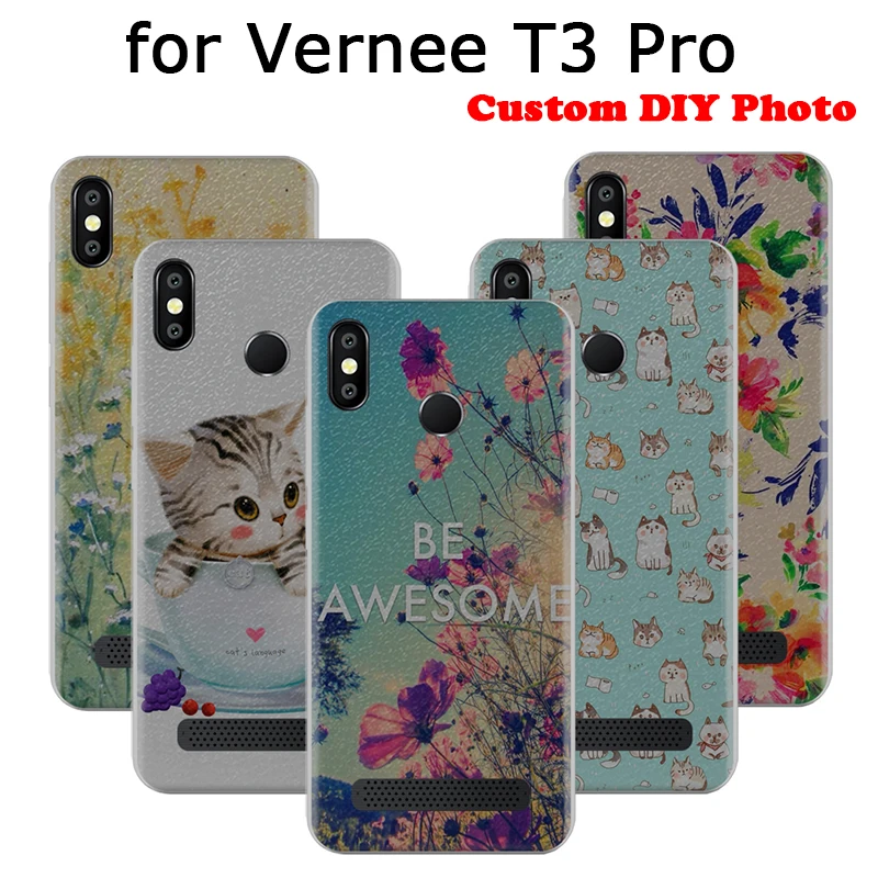 Handmade Print Custom Skin for vernee T3 Pro Case Plastic Cases Vernee T3Pro Cover Matte PC Hard Cute Phone |