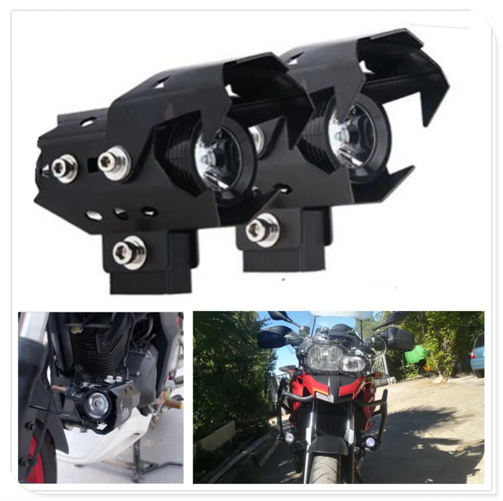 

new Motorcycle pitbike motorbike Headlight LED Fog Lamp Lights Spotlight head light for Kawasaki 636 H2 TRIUMRH TIGER 1050 SpoRt