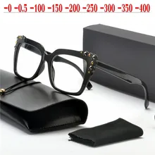Переход фотохромные солнцезащитные очки близорукость очки готовой близорукость очки для Для мужчин Женский компьютер оптические очки кадр NX