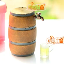 Мини кукольный домик мини мебель модель аксессуары для пивные бочонки