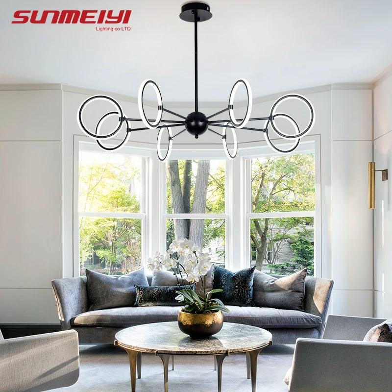 

Nordic LED Chandeliers Antique Aluminum Creative Chandelier Lighting For Dining room Living room Kids room Lamp Adjustable Angle