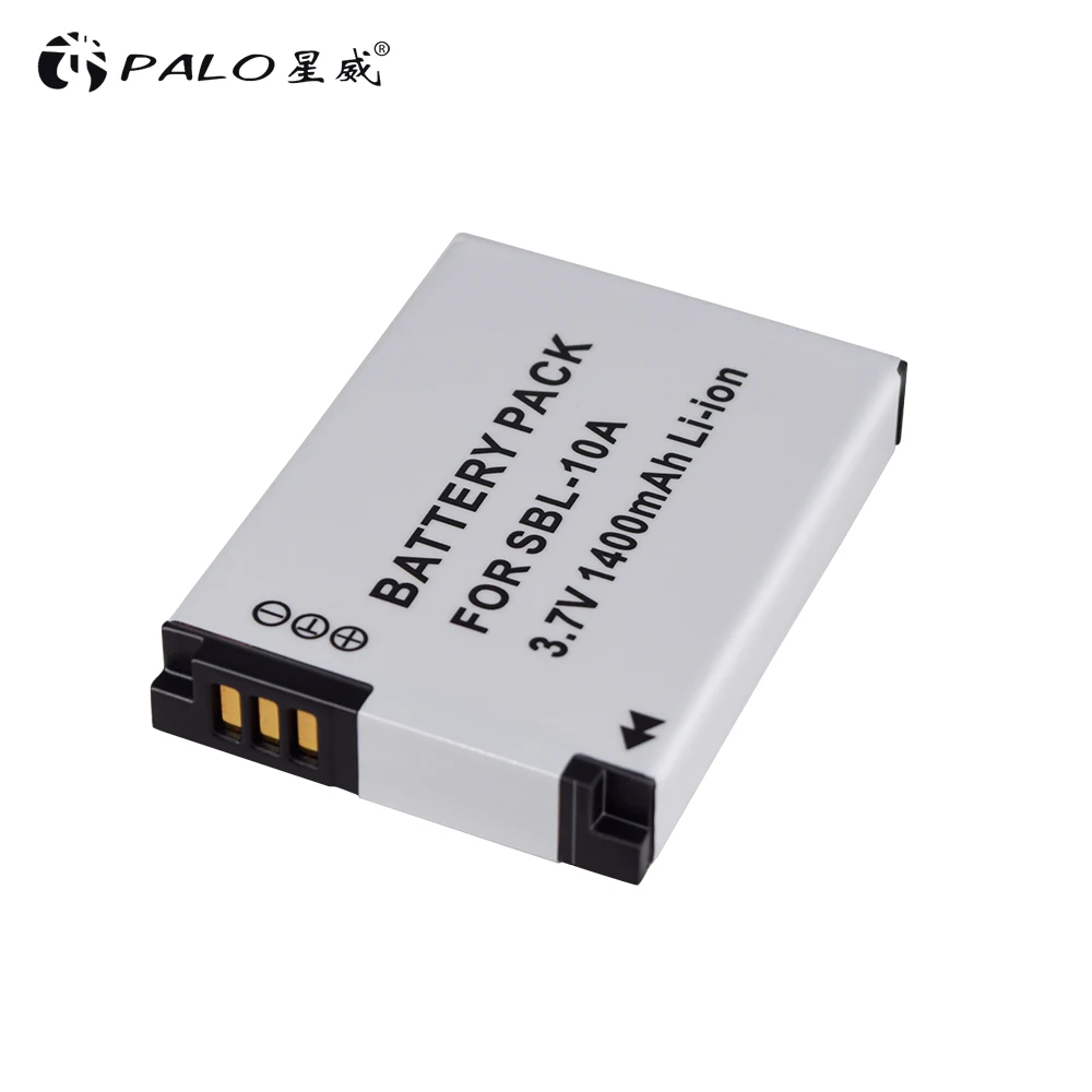 

PALO 1400mAh SLB-10A SLB 10A SLB10A Camera Battery For SAMSUNG HMX-U10 HMX-U100 SL720 SL310W SL820 HZ15W HZ10W ES60