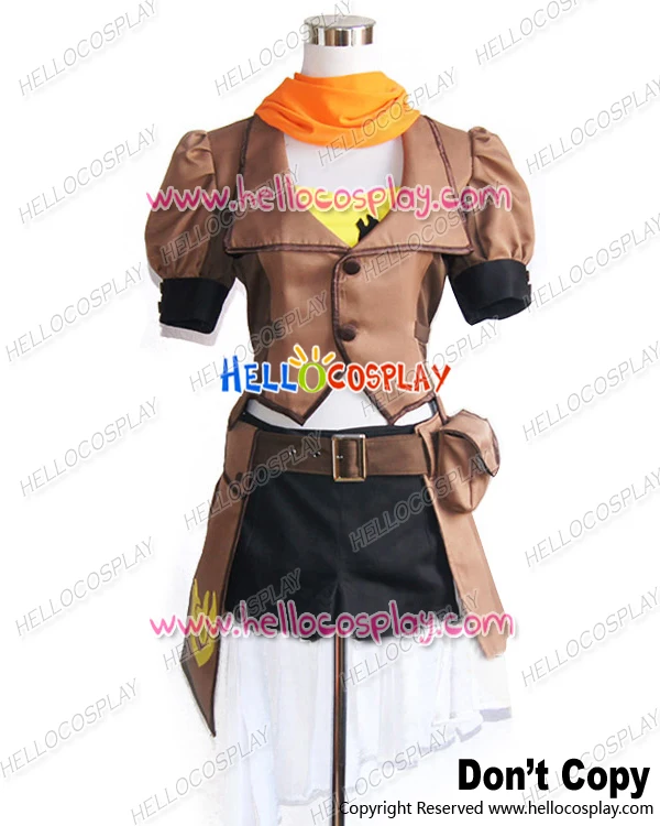 

Japanese Anime Outfit RWBY Cosplay Yellow Trailer Yang Xiao Long Uniform Costume New H008