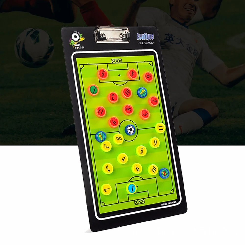 2018 لكرة القدم التكتيكية تمارين Coach تكتيكي الأوامر ل مستقيم تكتيكات كرة القدم لوحة المغناطيسي سبورة دروبشيبينغ