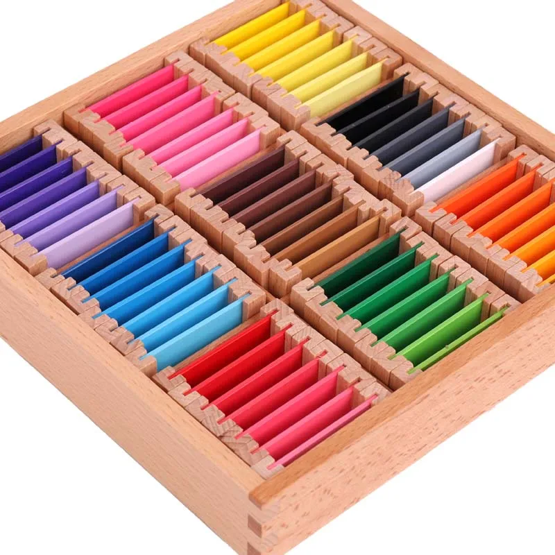 Montessori Sensorial Materials Montessori Color Tablets Preschool Educational Learning Toys For Kids Juguetes Brinquedos MJ1964H Montessori Sensorial Materials Montessori Color Tablets Preschool Educational Learning Toys For Kids Juguetes Brinquedos MJ1964H
