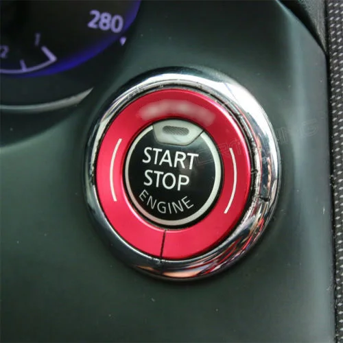 Автомобильная наклейка для Infiniti Q50 Q50L QX60 ключ стартовый чехол- Стоп ключ накладка протектор отделка автомобиля Стайлинг