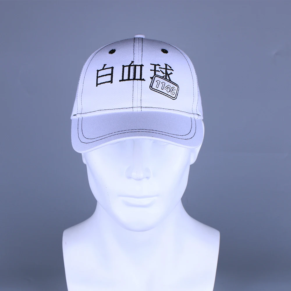 Аниме Hataraku Saibou Cells at Work бейсболка солнцезащитный козырек вышивка шляпа Snapback косплей реквизит