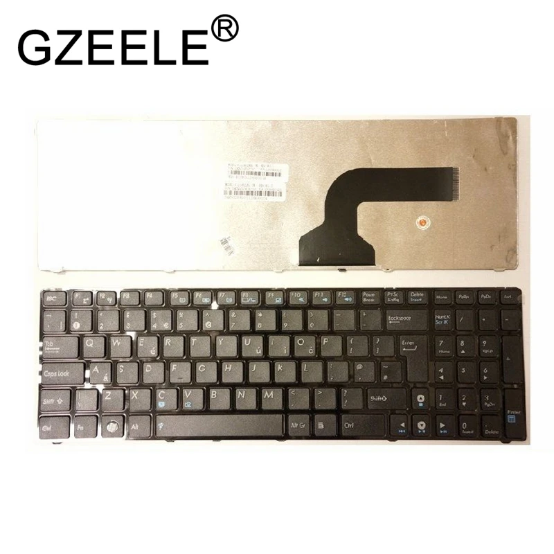 GZEELE клавиатура для ASUS Великобритании N53 N53JF N53JQ N53SV N53SN N53NB N61JA N50 A53 A53E A53SK A53TA A53Z A53BR ноутбука клавиатура черный