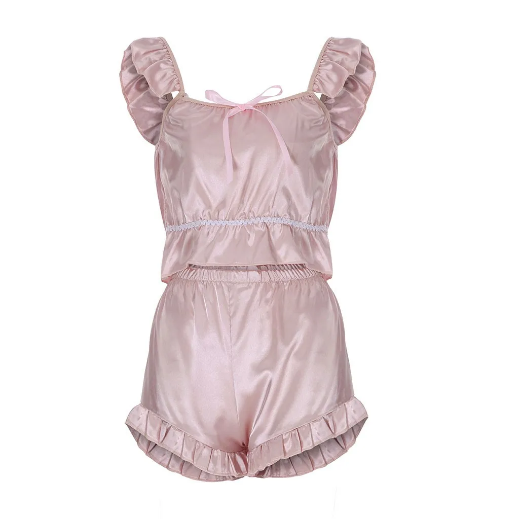 Кружевной комплект сексуальной пижамы для женщин кружевное сексуальное женское белье Babydoll g-стринги размера плюс ночное белье комплект из 2 предметов Пижама для женщин