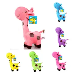 Zhenwei Плюшевый Жираф Куклы для детские подарки игрушки микропейзаж плюшевые палочки детские игрушки с висячим леской олень