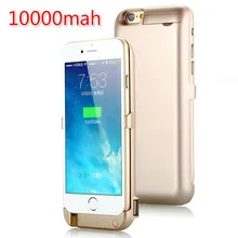 Беспроводное зарядное устройство на заднюю панель 10000 мАч держатель для телефона Apple iPhone 6S plus 7plus 8 plus задняя крышка