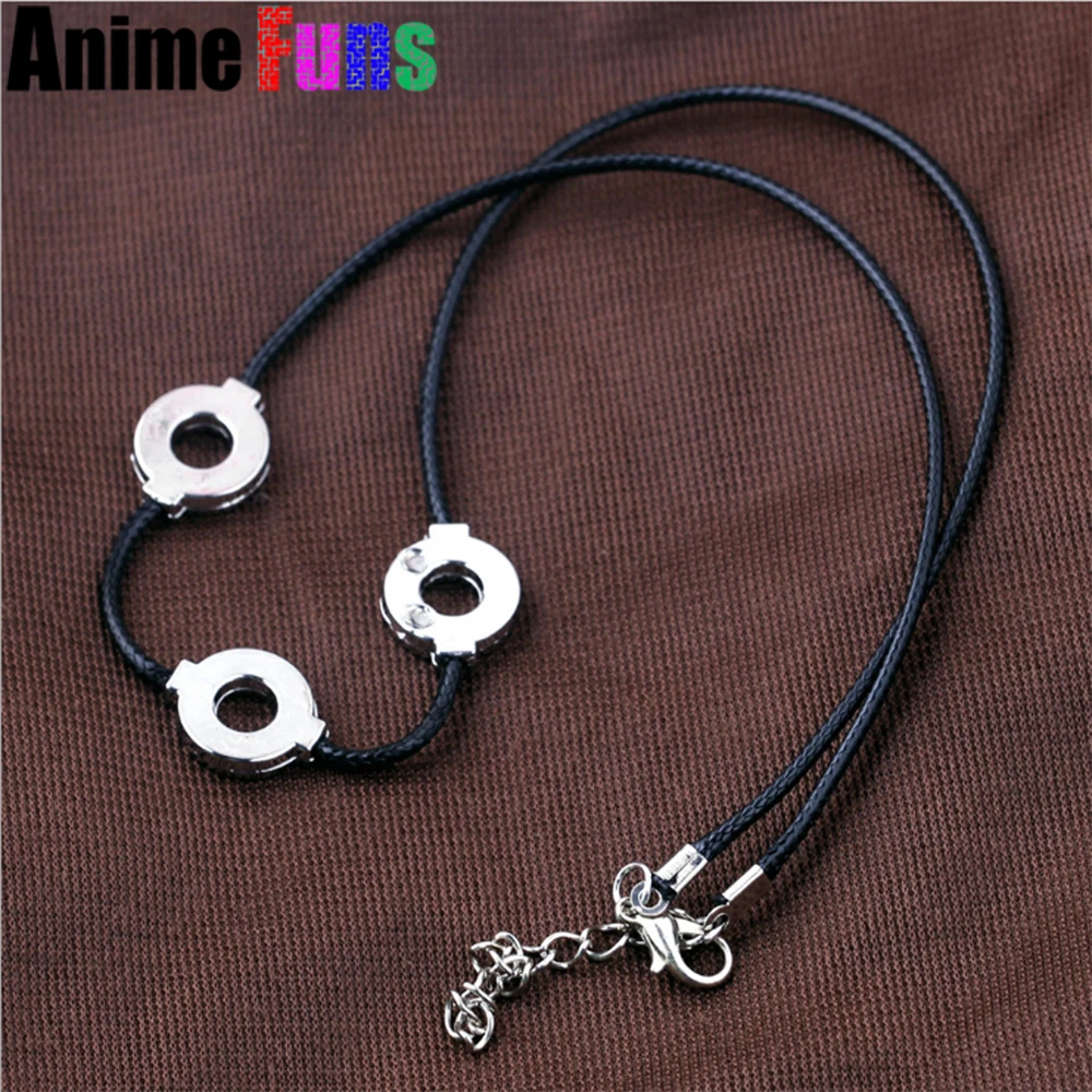

Hot Anime Naruto Uchiha Itachi Choker Necklace for women man statement silver pendant necklace Charm Cosplay Jewelry Gift