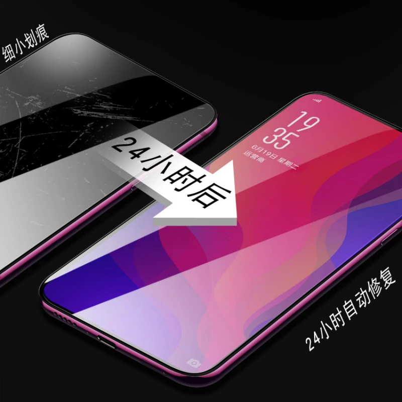 ТПУ гидрогель передняя защита экрана для OPPO R15 R17 RX17 Pro R16 F1 F1S F5 F7 F9 Find X полное