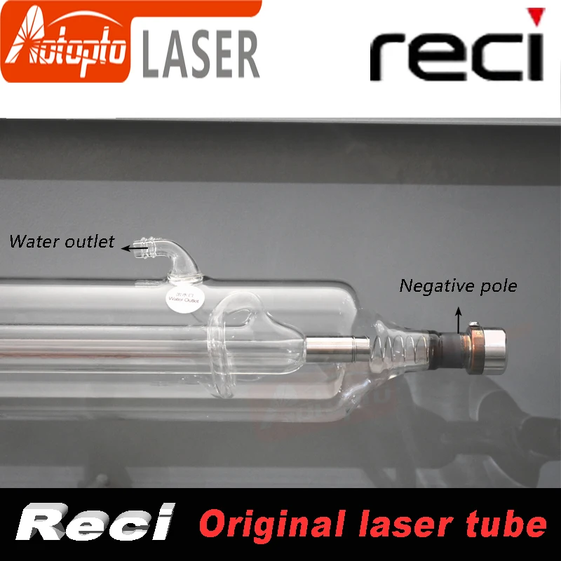 Co2 Reci T2  Laser Tube Tubes For Co2 Laser Cutting Engraving Machine Dia 65mm 75W/90W/100W