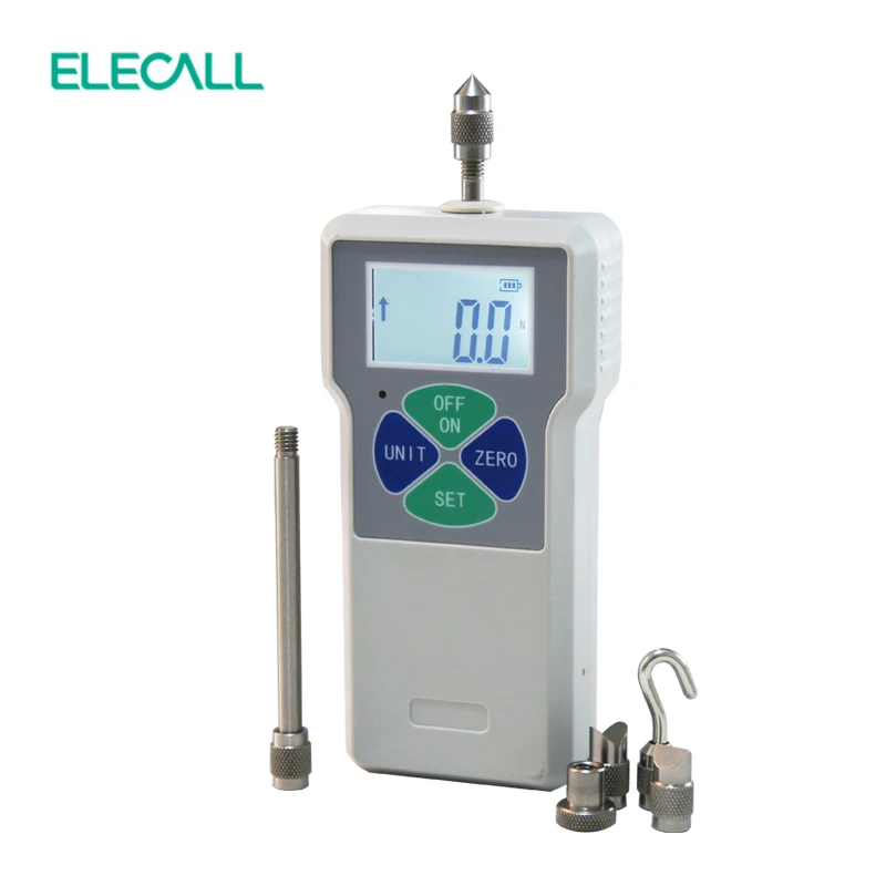 

ELECALL ELK-100 Digital Dynamometer Force Measuring Instruments Thrust Tester Digital Push Pull Force Gauge Tester Meter