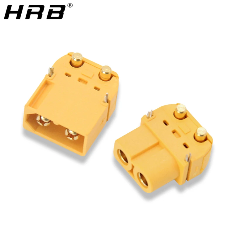 

2pcs 10pcs Amass XT60PW XT60-PW Brass Gold Banana Bullet Male Female Connectors Plug Connect Parts For RC Lipo Battery PCB Board