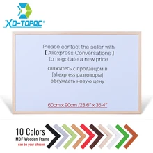 60*90 см белая доска из сосны, белая рамка, доска для сообщений, сухая ластик, легко записывается, поставщик с бесплатными аксессуарами