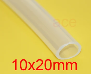 

10mm ID 20mm OD 10X20 Transparency silicone tube food grade thermostable catheter silicon hose ozone rubber tubing pipe