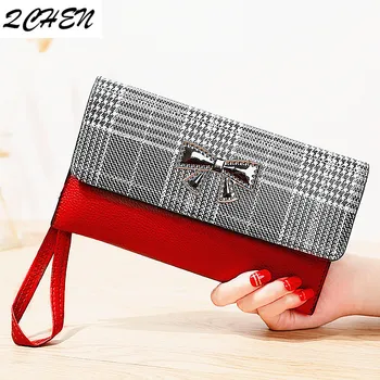 Women Long wallets Clutch New zipper tassel wallet Large Capacity Wallets Female Purse Lady Purses Phone Pocket Card Holder 518 tonuox women wallets cute dogs animal pattern casual lady coin purse pocket handbags long moneybags wallet pouch dog purses bags