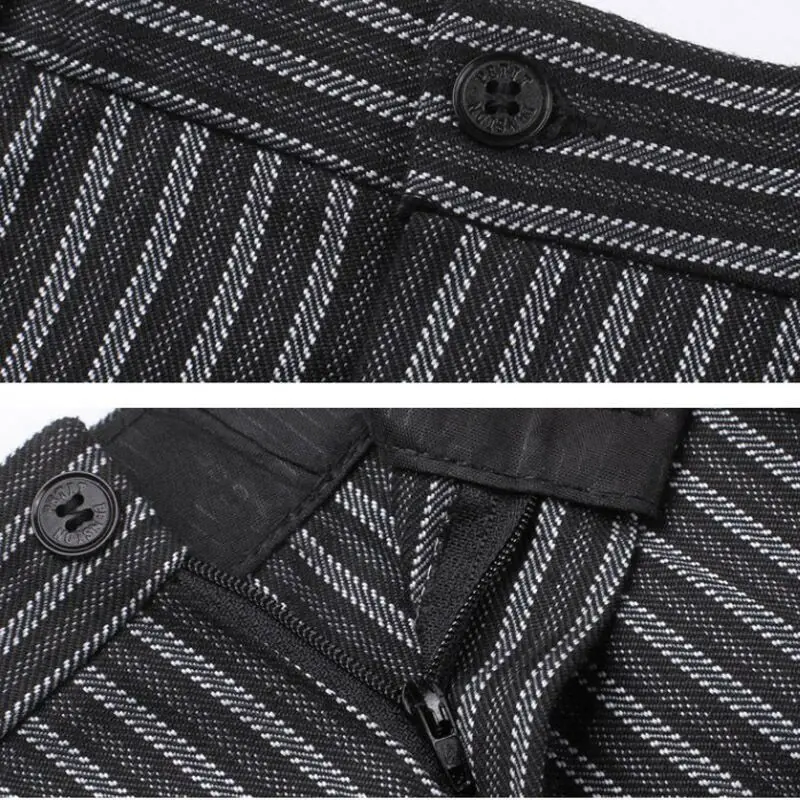 unisex chef trousers Autumn and winter food service autumn Cook pants work pants checked striped chef