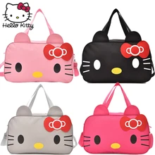 Hello Kitty Cute Cartoon Bag hellokitty Fashion Girls Woman Hand Bags Lovely Girls Shopping Bag Portable Children Plush Backpack подвеска hello kitty hnl1704chc hellokitty