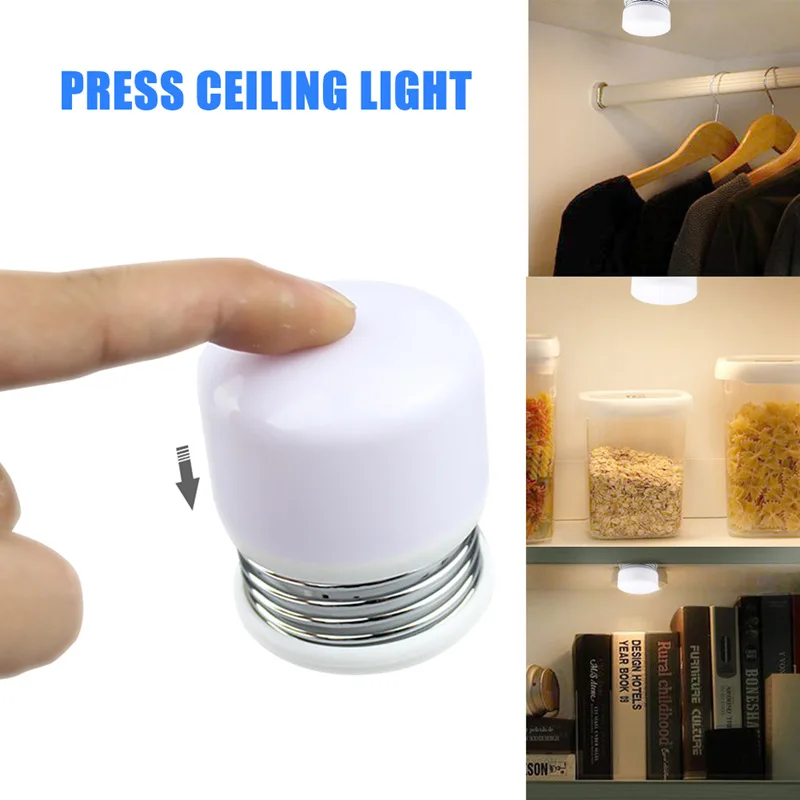 

Spring press night light Decompression lamp magnet can be used to absorb portable lamp bedside feeding desk small table lamp