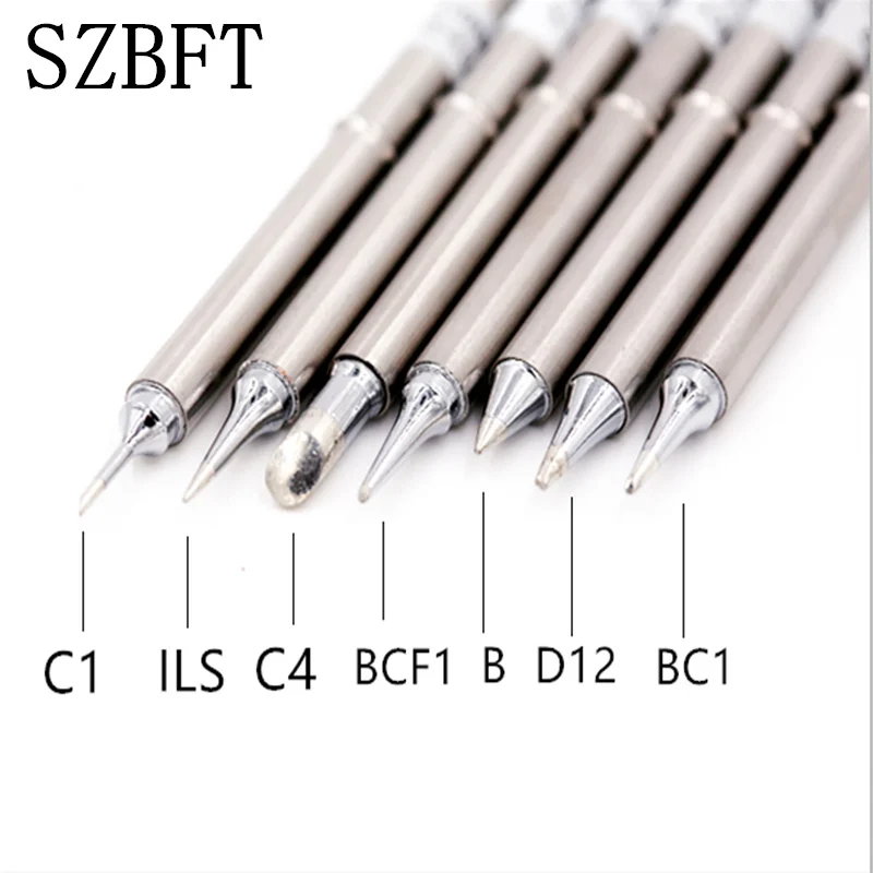 Наконечники паяльника SZBFT t12 для hakko T12 ILS C4 BCF1 B D12 BC1 C1 наконечники детской/детской