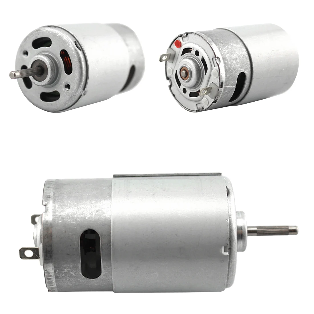 

New Arrival 1pc Long Axis 550 Micro Robot Four-wheel Drive Toy Car 6-12V DC Motor DIY Production Parts