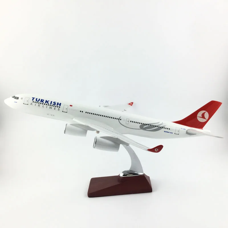 45 47 см Turkish Airlines A340 1:150 металлическая модель самолета из сплава Коллекционная