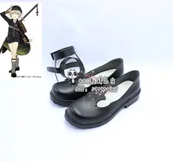 Touken hotarumaru Ranbu черный взрослых Косплэй Обувь Сапоги и ботинки для девочек X002