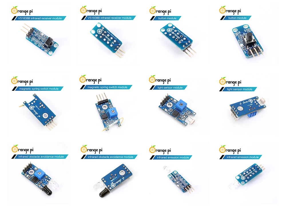 28 шт./лот оранжевый Pi набор RTC USB для ttl модуль обхода препятствий(посылка 28 видов модуля