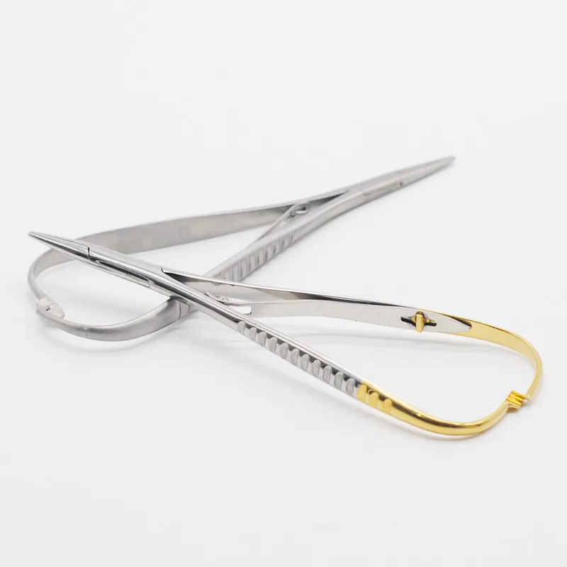 2 типа хирургический стоматологический ортодонтический имплантат держатели игл 14 см для лабораторного оборудования