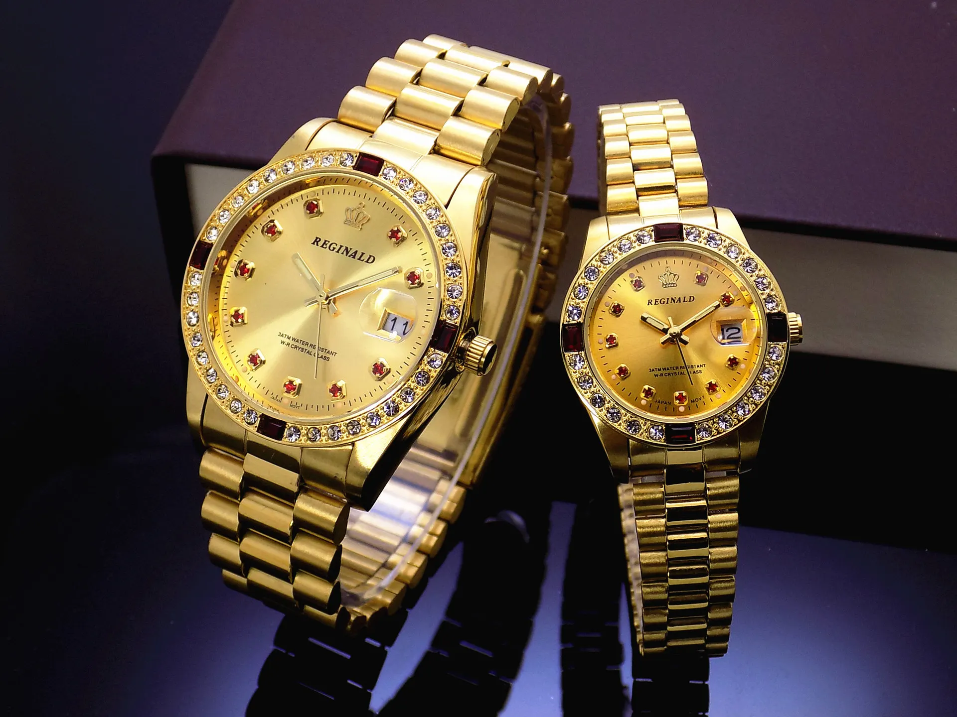 2018 HK Moda REGINALD Marca NEW Quartz