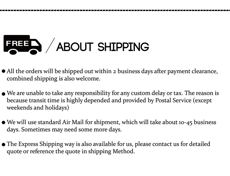 About shipping