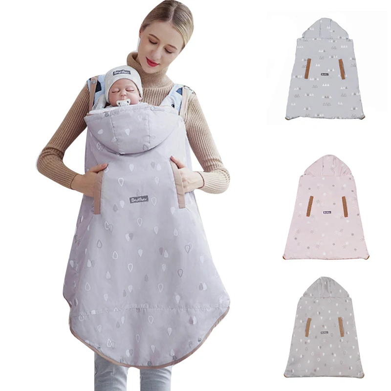 

Infant Out Warm Windproof Cloak Cover Baby Carrier Cover Newborn Kids Backpack Carrier Soft Baby Backpack Cape Cover