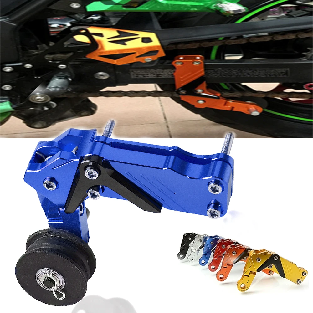 

CNC Tensioners Catena rear axle spindle chain adjuster For YAMAHA FZ1 2006 2007 2008 2009 2010 2011 12 13 14 15 tmax dropship