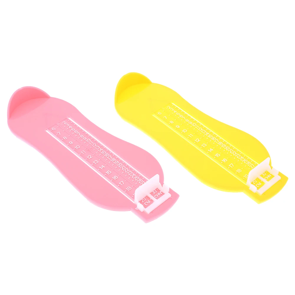 7 color Baby Foot Ruler Kids Foot Length Measuring Gauge Device Child Shoe Calculator Toddler Infant Shoes Fittings Gauge Tool