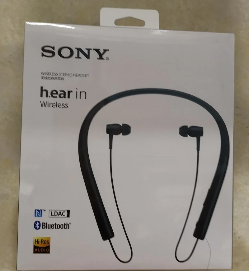 Оригинальные беспроводные bluetooth-наушники SONY MDR-EX750BT, наушники-вкладыши, спортивные аудио наушники с высоким разрешением с микрофоном