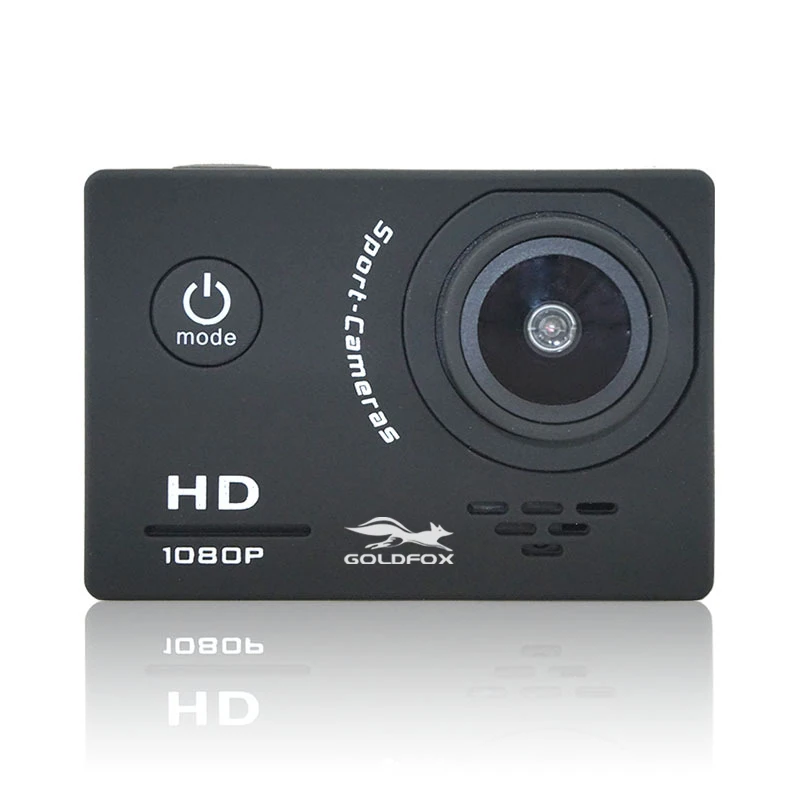 Экшн-камера Goldfox HD 1080P 2," ЖК-экран 120D Go подводный 30 м Водонепроницаемая профессиональная камера для записи видео s Mini Sport Cam