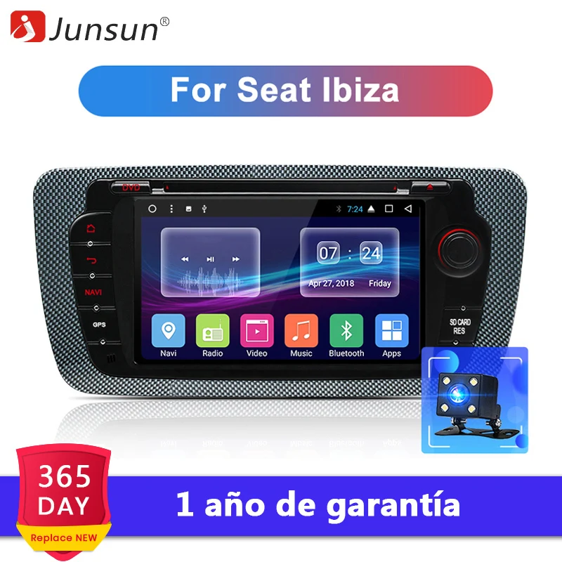 Perfect Junsun 2 Din Android 7.1 Car DVD Multimedia player For Seat Ibiza 2009-2013 GPS Navigation OBD2 RDS raido video audio player 0 Perfect Junsun 2 Din Android 7.1 Car DVD Multimedia player For Seat Ibiza 2009-2013 GPS Navigation OBD2 RDS raido video audio player 0