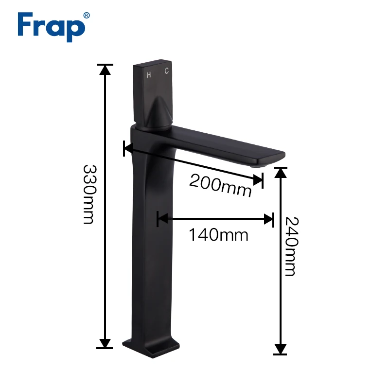 Günstig Frap Becken Wasserhahn Hot   Cold Wasser Mischbatterie Kran Retro Schwarz Wasserhahn Wasserhähne Messing Bad Waschbecken Wasserhahn Becken Mixer tap Y10196