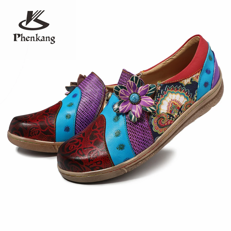 Blue Deporte Genuino Las Verano De 2019 Mujer Mujeres Zapatos Oxford Primavera Planos Casuales Cuero Para Vintage Zapatillas xA0F4aASw
