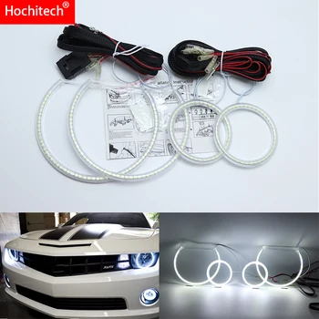 

for Chevrolet Camaro 2010 2011 2012 2013 Ultra bright SMD white LED angel eyes 2600LM 12V halo ring kit daytime running light